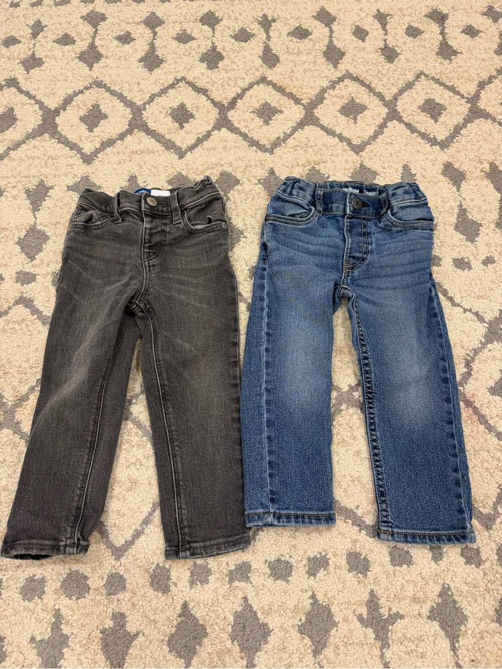 Boys Jeans in Gray and Blue Size 2T